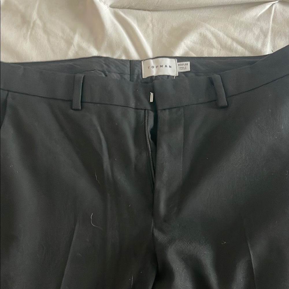 Topman Charcoal Formal Pants 32/32